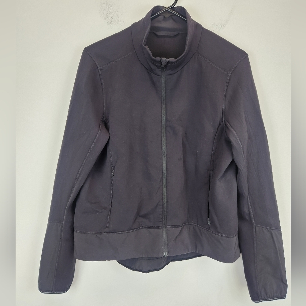 Lululemon Forme Jacket Black Size 12 Full Zip.